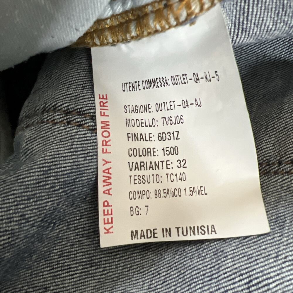 Emporio Armani J06 Slim Fit Stretch Blue Jeans Mens W30 L31 - Picture 8 of 15